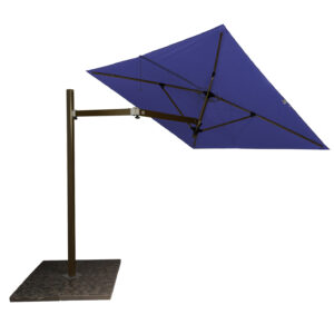Ombrelone Lateral Suny Quadrado Base Cruz 04 Pedras