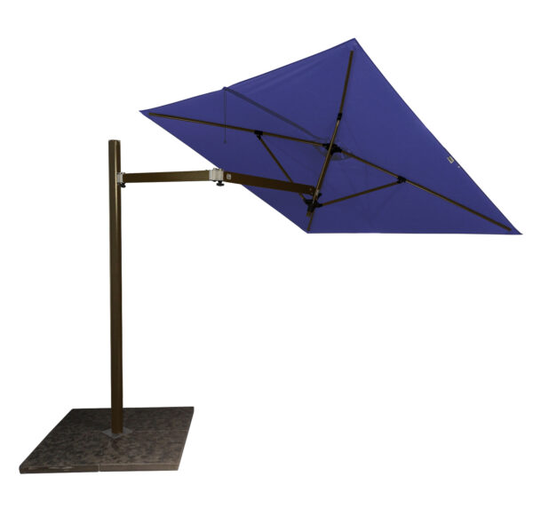 Ombrelone Lateral Suny Quadrado Base Cruz 04 Pedras
